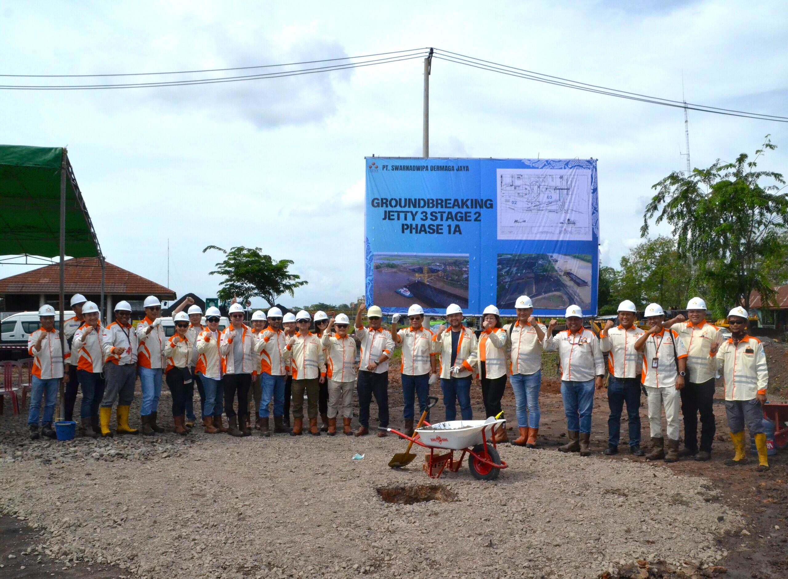 Groundbreaking Proyek Jetty 3 Stage 2 Phase 1 Pelabuhan PT Swarnadwipa Dermaga Jaya