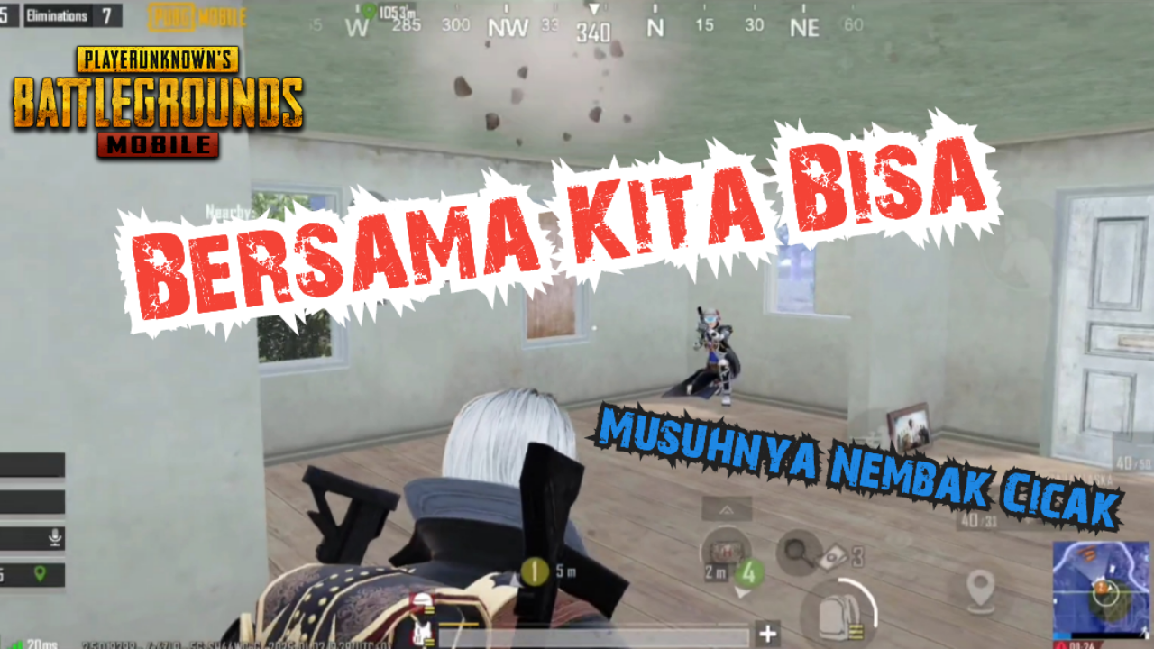 &#91;Video&#93; Bersama Kita BIsa. Musuhnya Malah Nembak Cicak - PUBG Mobile