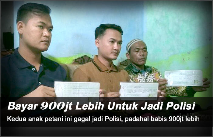 MIRISSS Oknum Polisi Pasang Tarif Nyaris 1M Untuk 2 Anak Petani Lolos Anggota Polisi