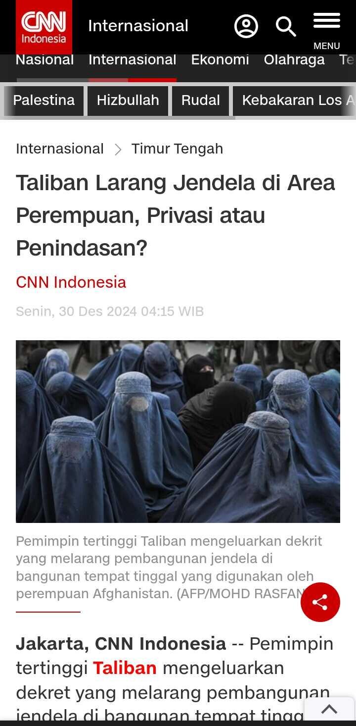 Malala: Taliban Tidak Memandang Perempuan sebagai Manusia