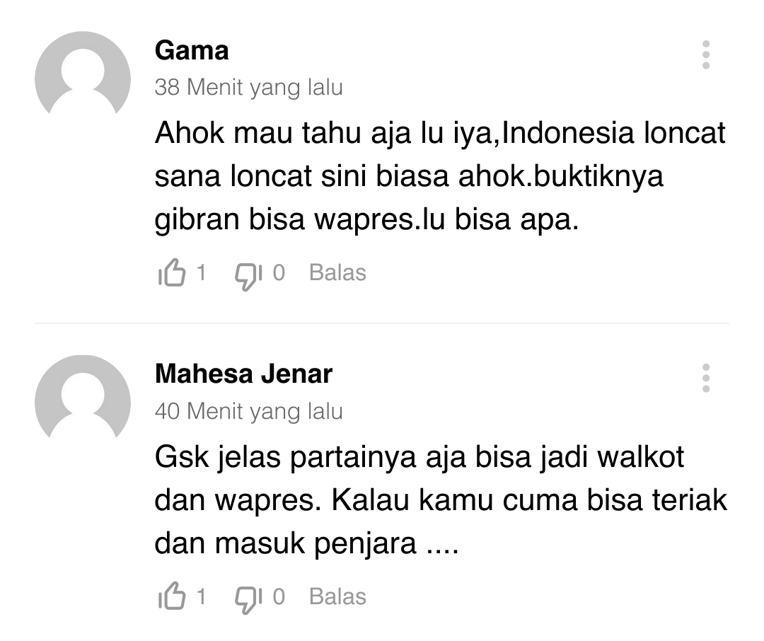 Ahok Respons Isu Gibran Gabung MKGR: Bagus, Jadi Jelas Partainya!