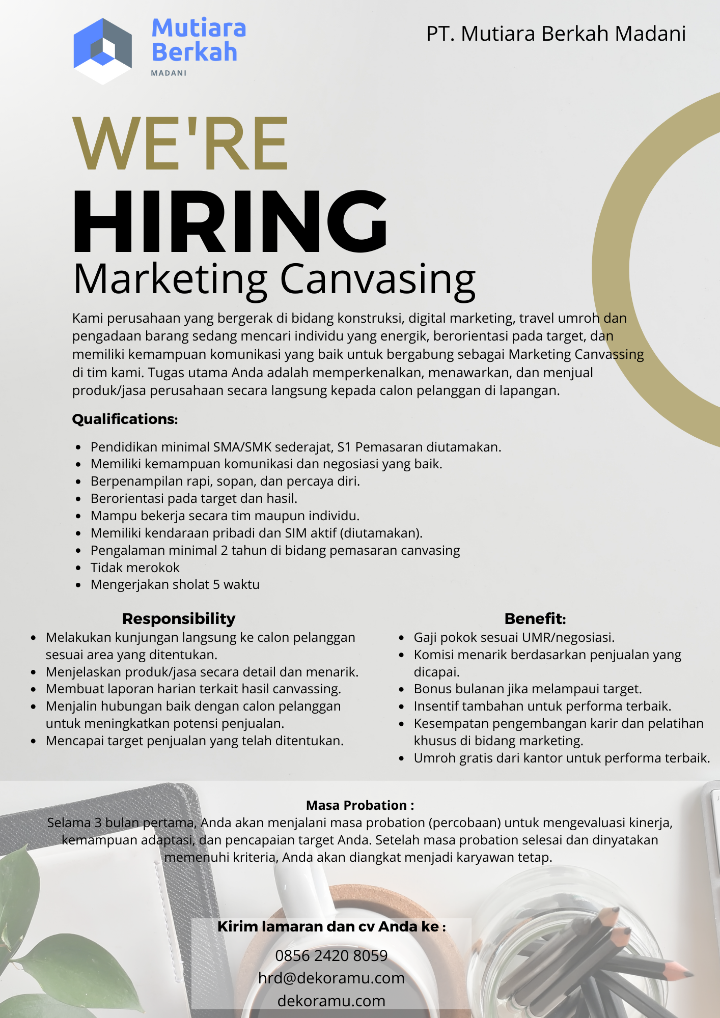 Lowongan Kerja Sales Canvassing