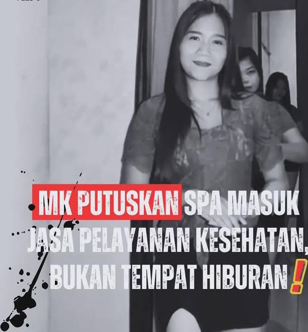 MK Putuskan Spa Masuk Jasa Pelayanan Kesehatan Tradisional, Bukan Tempat Hiburan