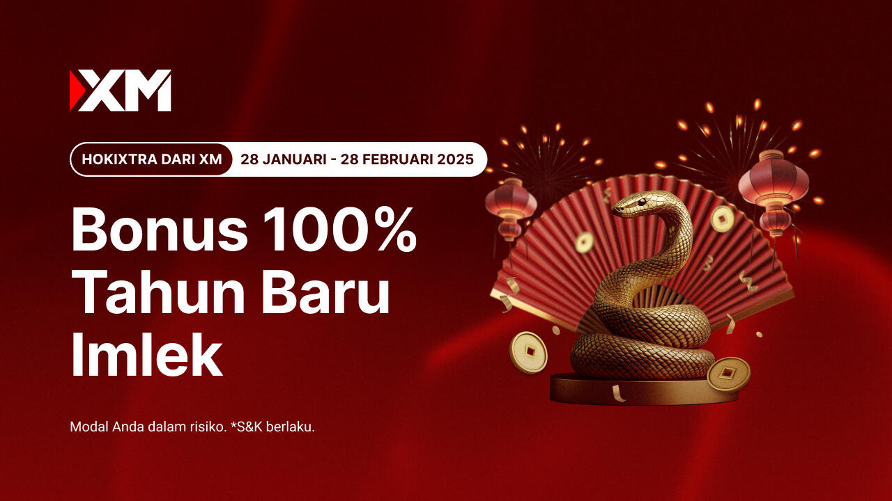 BONUS DEPOSIT 100% XM S.D. $500: TRADING LEBIH BESAR DENGAN HOKIXTRA