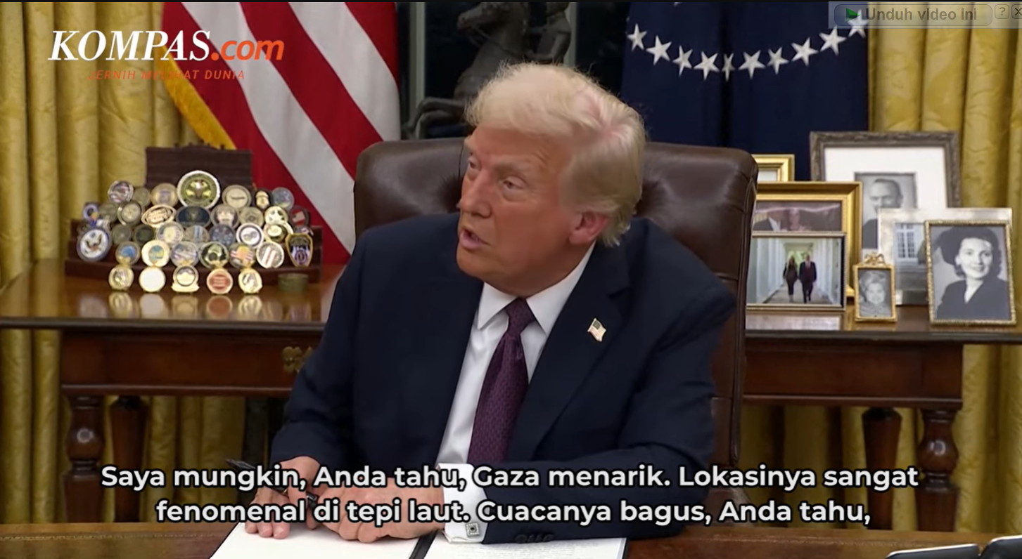 Trump Ingin Ubah Gaza Jadi Resort Mewah, Palestina: Kami Tak Akan Pergi!