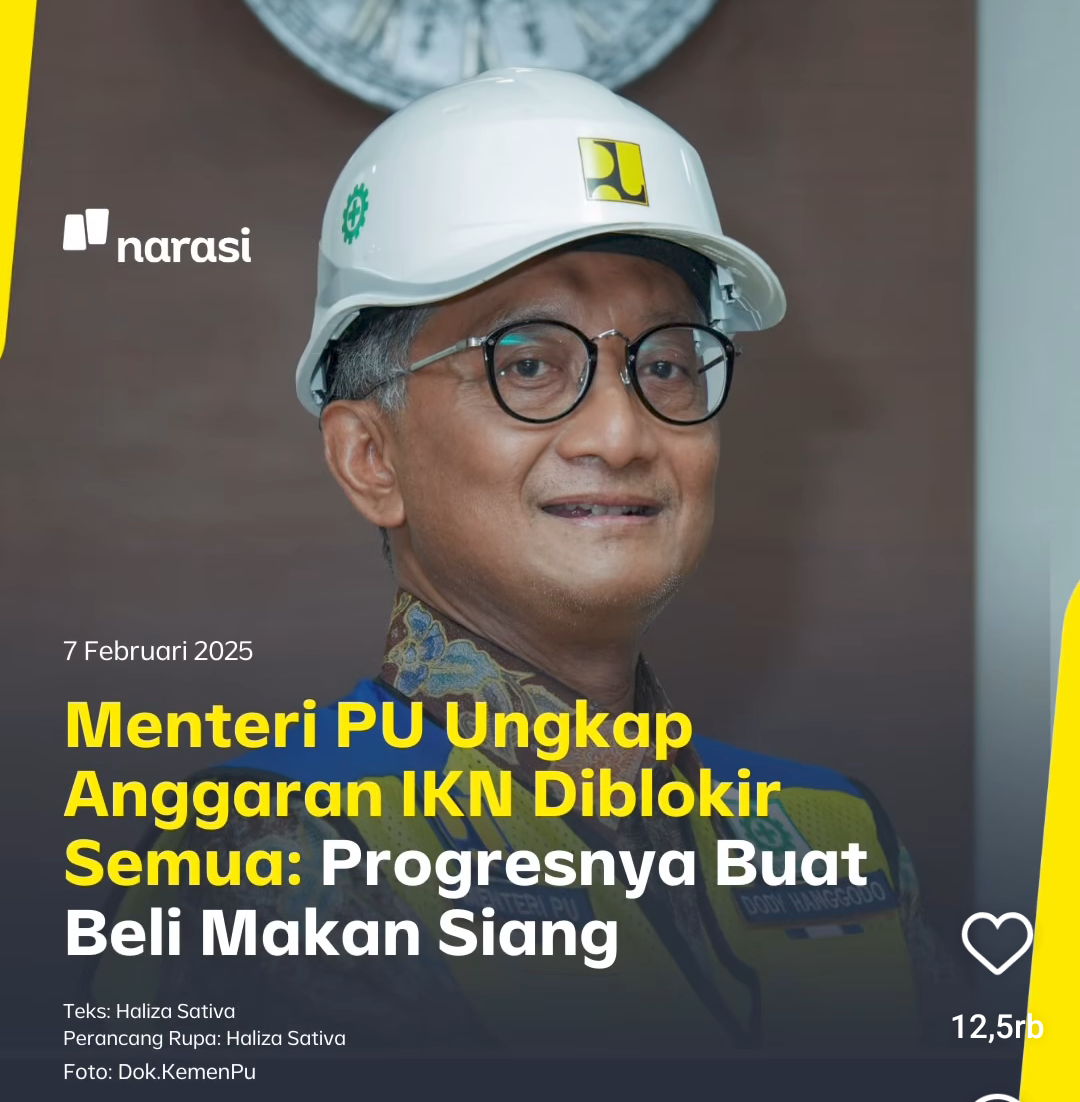 Ditanya Soal Proyek IKN, Menteri PU: Anggarannya Nggak Ada