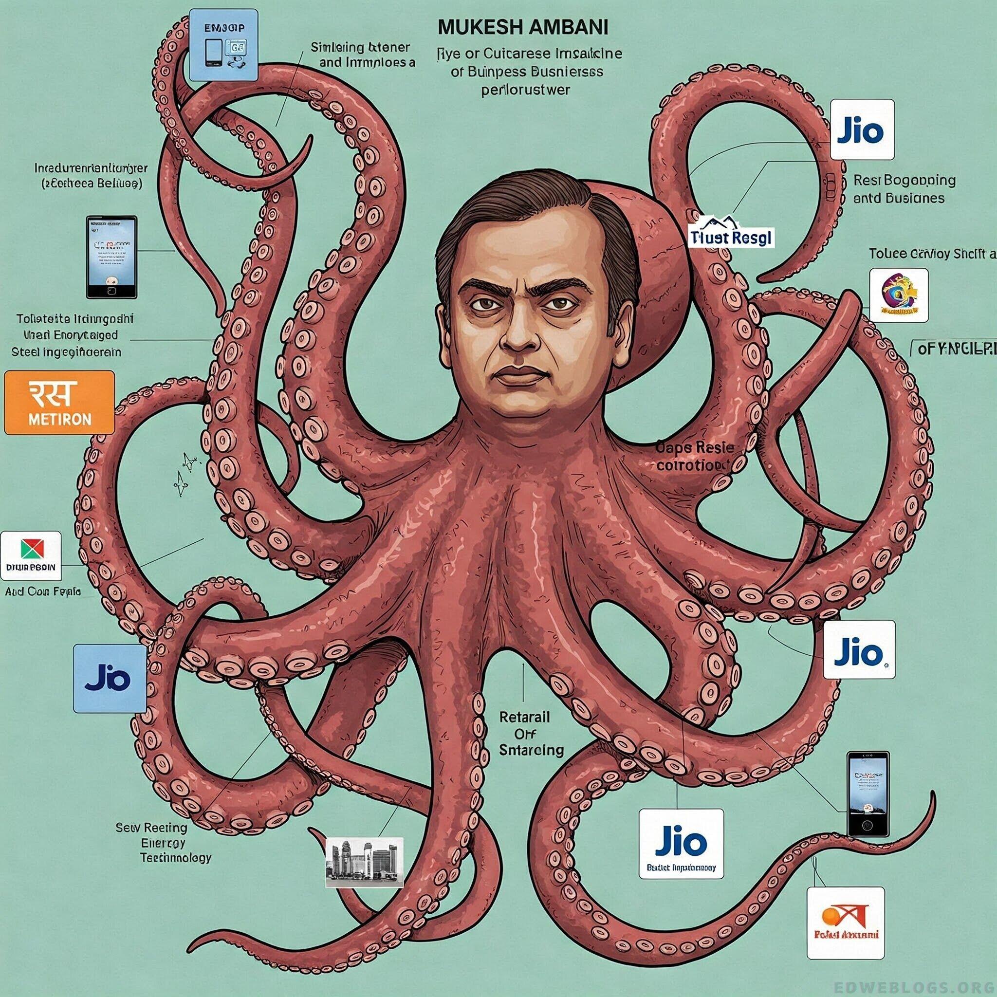 Gurita Bisnis Mukesh Ambani, Rahasia Kerajaan Reliance yang Kuasai Sektor Industri