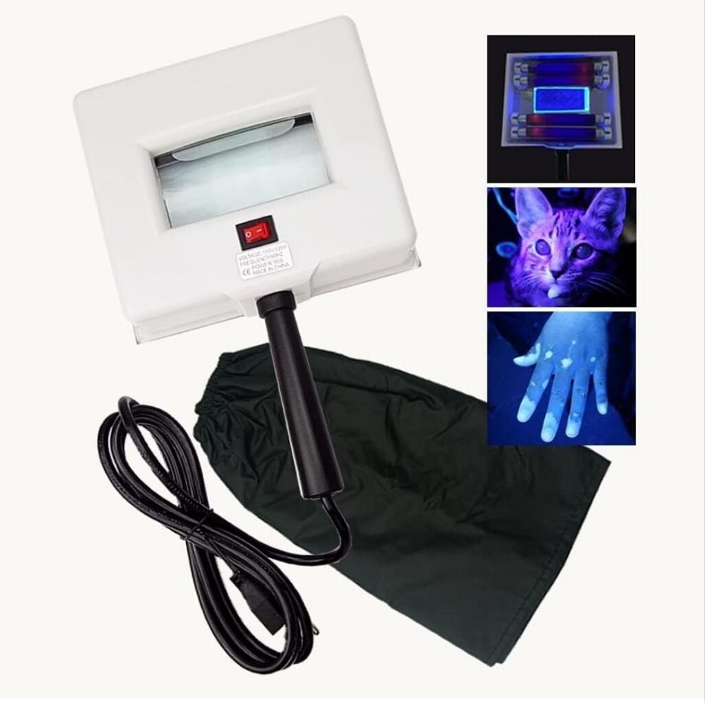 UV Light for Facial Skin Analyze Facial Detector with Black Shade Cloth