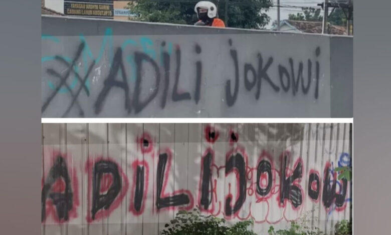 Sekarang ini sudah banyak tulisan "Adili jokowi", Bagaimana menurut anda?
