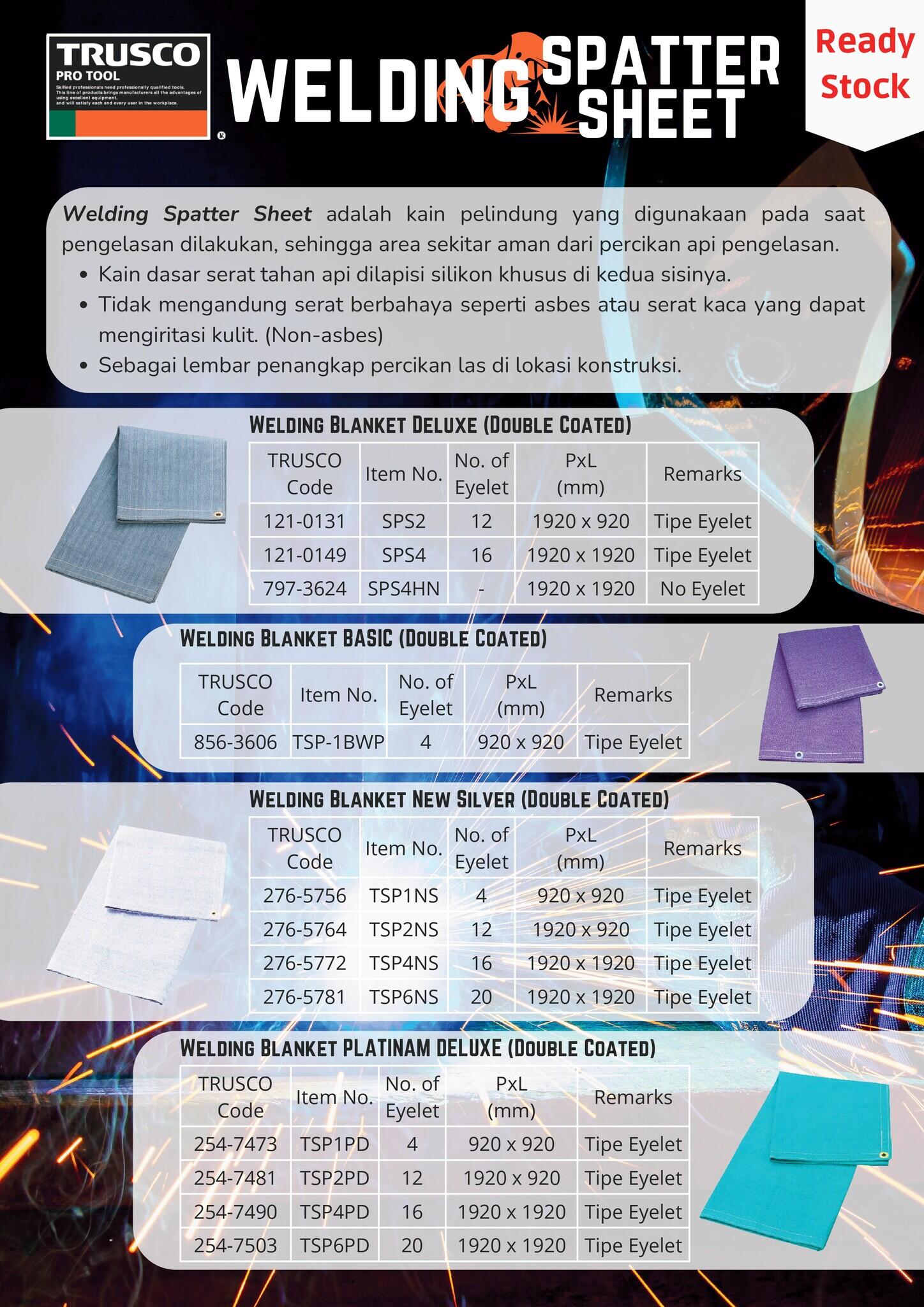 TRUSCO Welding Spatter Sheet