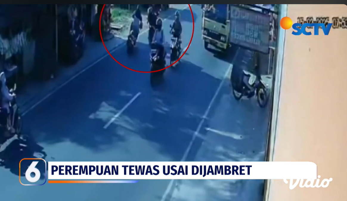 Emak-Emak Dijambret hingga Tewas Usai Jatuh dari Motor, Kepalanya Terbentur Aspal