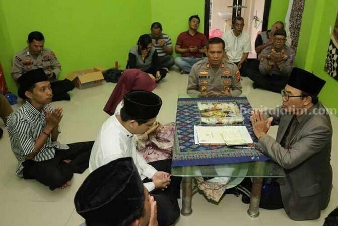 Bandit Curanmor 40 TKP Surabaya Nikah di Polsek Rungkut