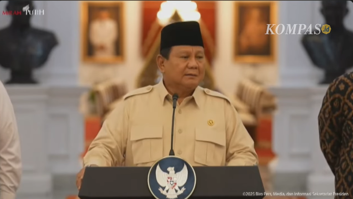 Presiden Prabowo Subianto Mengumumkan Pembentukan Bank Emas