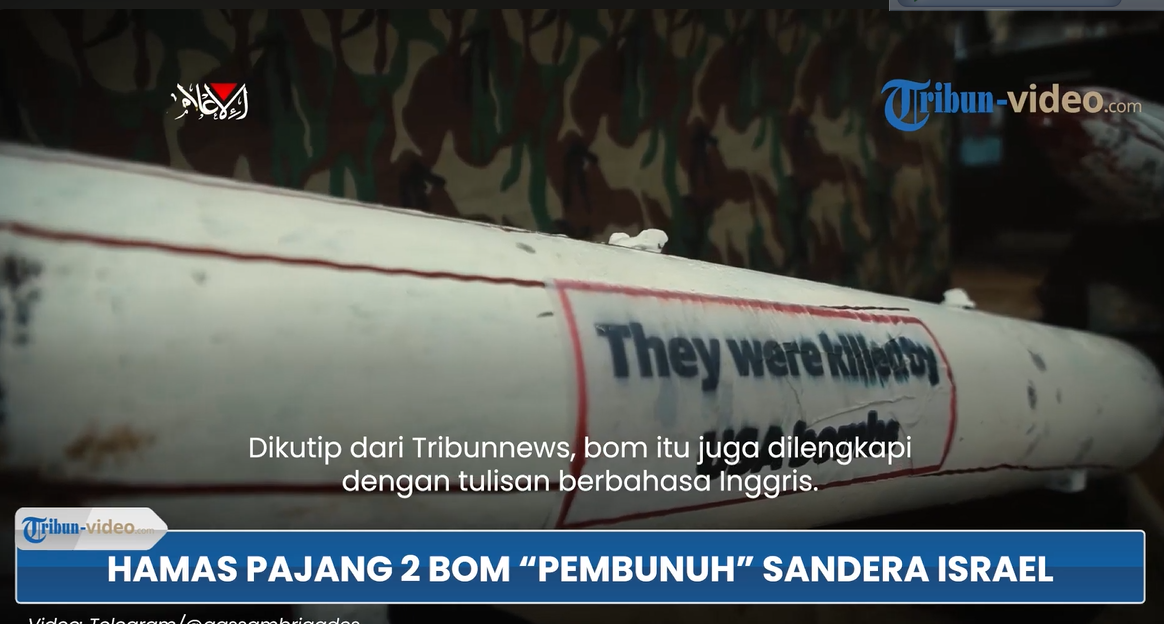 Hamas Klaim Tuduh AS dan Israel atas Kematian Sandera, Pajang Bom di Panggung