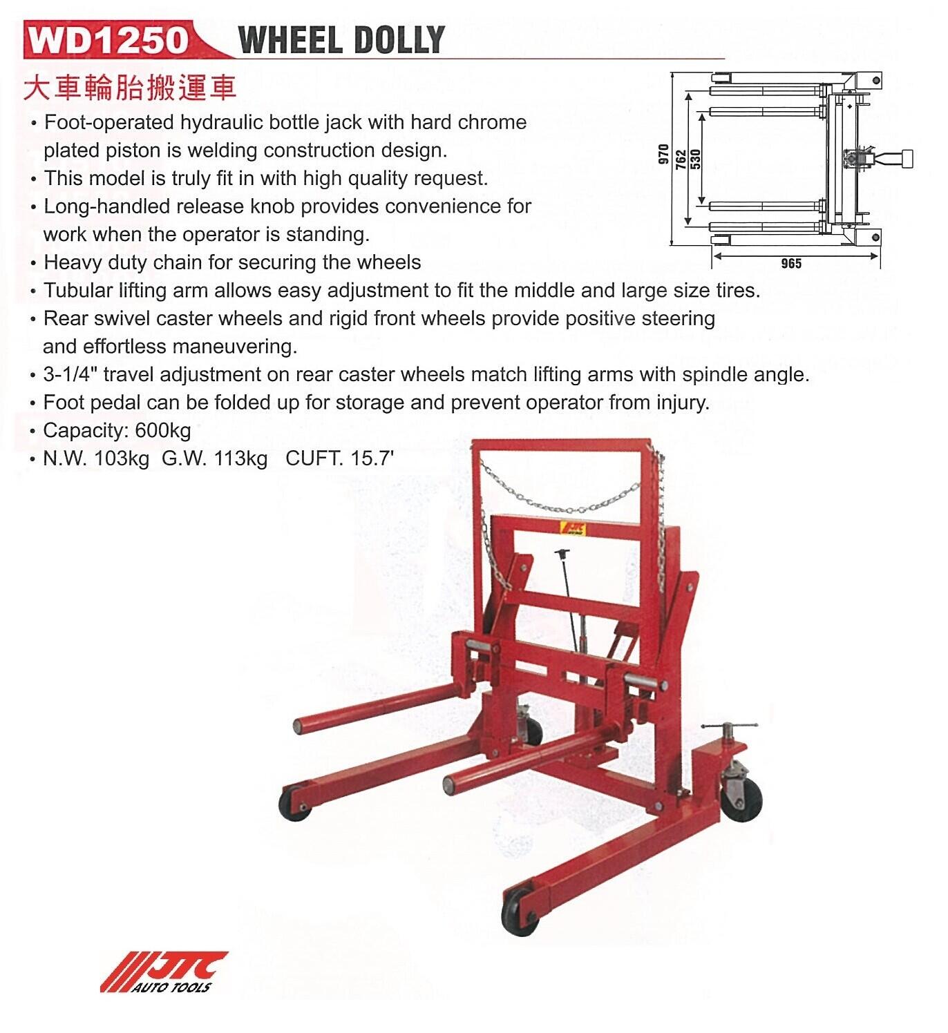 Wheel Dolly JTCC WD1250