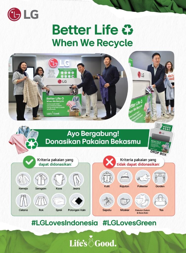 Kampanye Peduli Lingkungan LGE Indonesia: Better Life When We Recycle! ♻