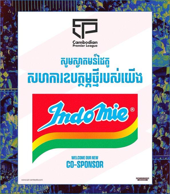 Indomie Resmi Jadi Co-Sponsor Cambodian Premier League