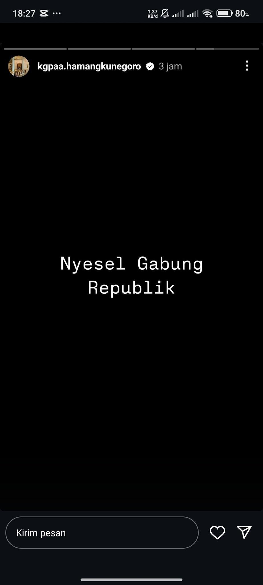 KGPAA Hamangkunegoro Sampaikan Penyesalan Bergabungnya Keraton Surakarta Ke RI