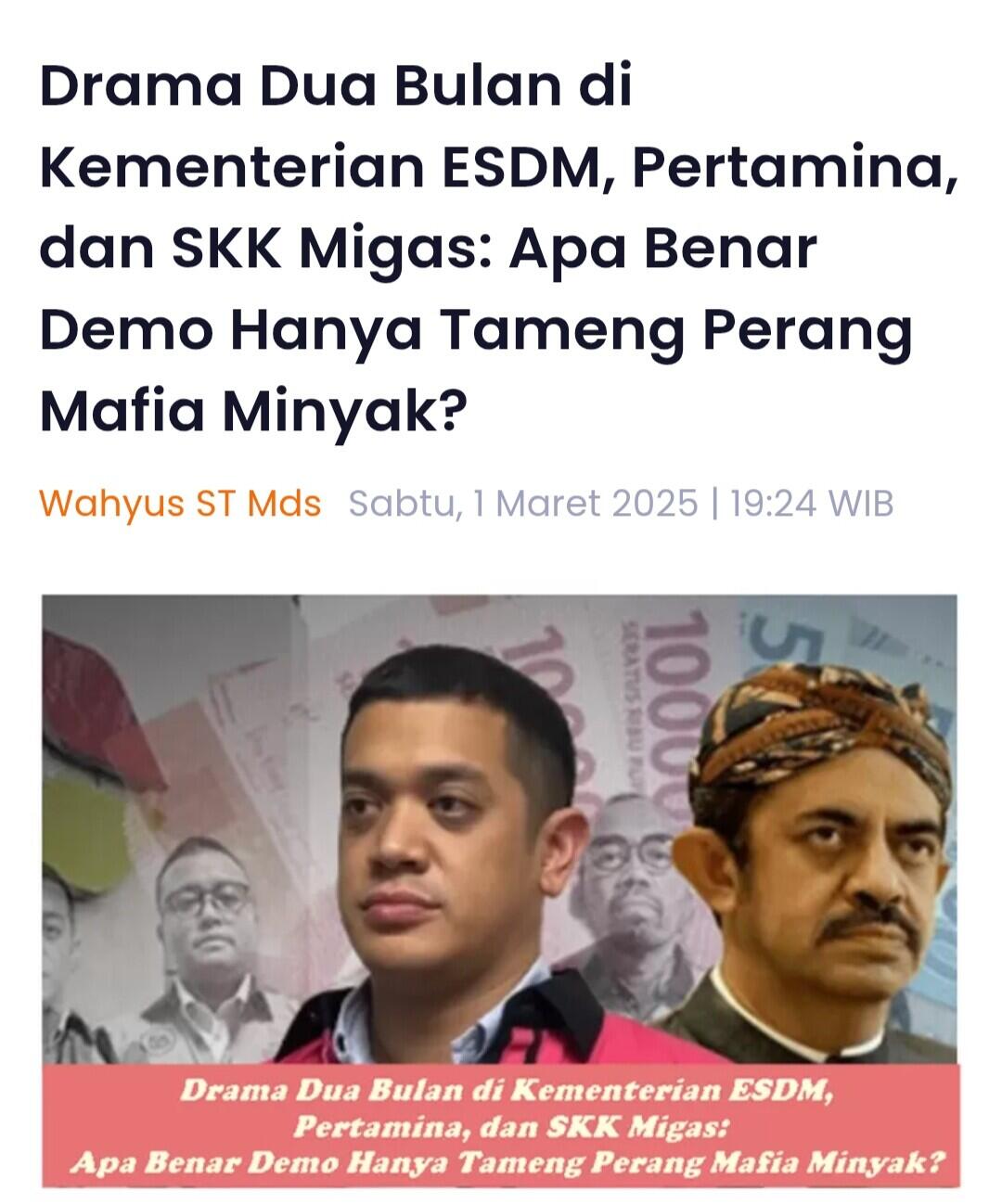 Ahok Berupaya Lempar Bola Panas ke Erick Thohir