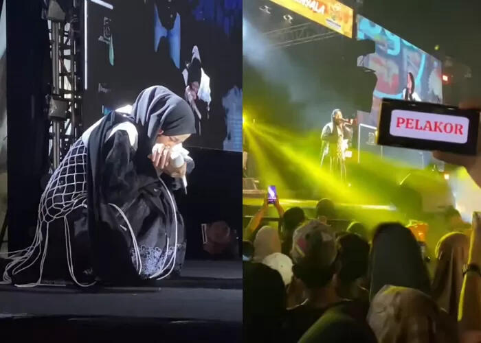 Diduga Karena Penonton Teriak Pelakor, Nissa Sabyan Menangis Saat Konser