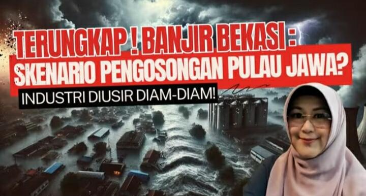 Terungkap, Banjir Bekasi Skenario Pengosongan Pulau Jawa?, Dokter Tifa: Diusir!