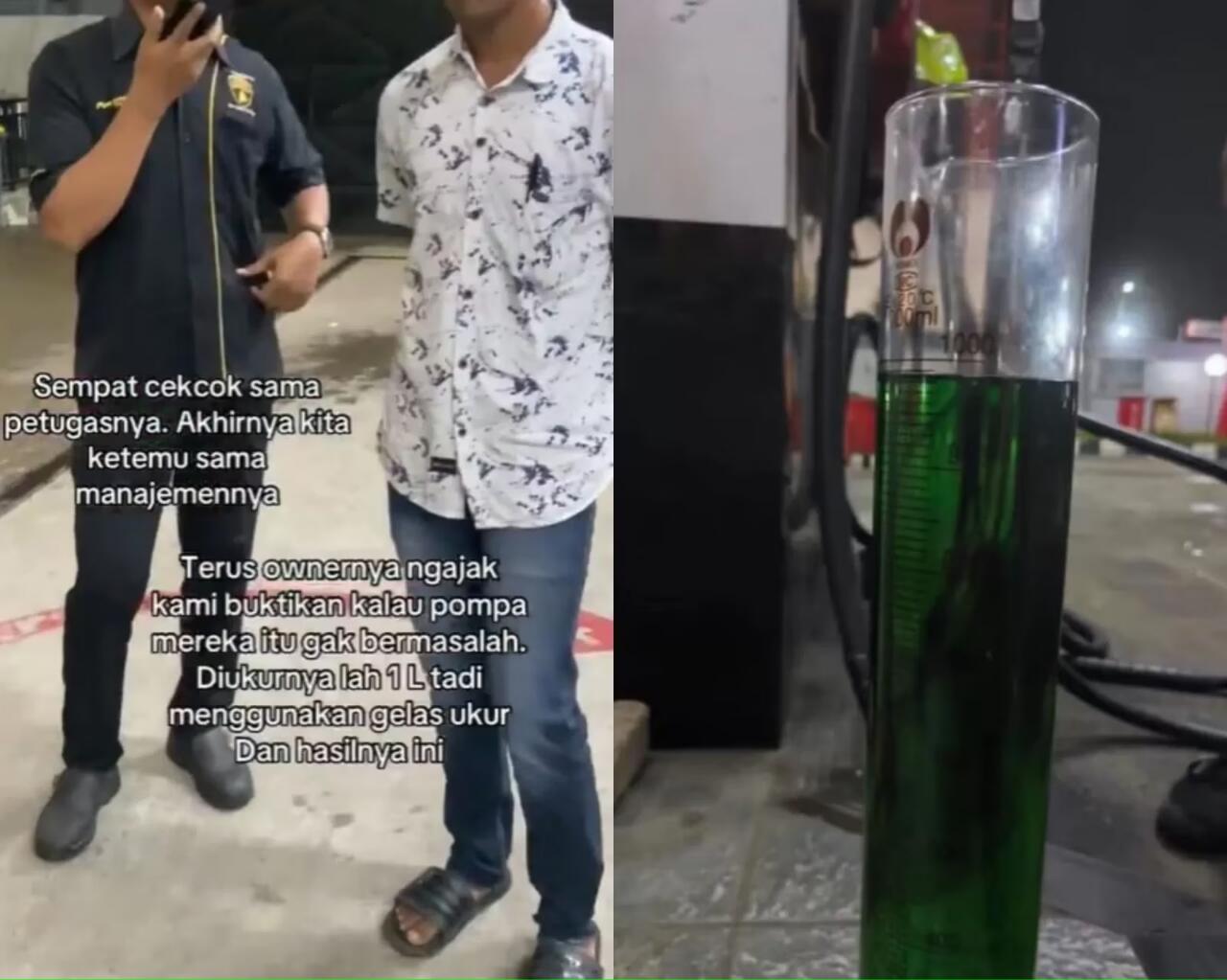 Tidak Sama dengan Kapastitas Tangki, Pengendara Motor Ungkap Kecurangan SPBU