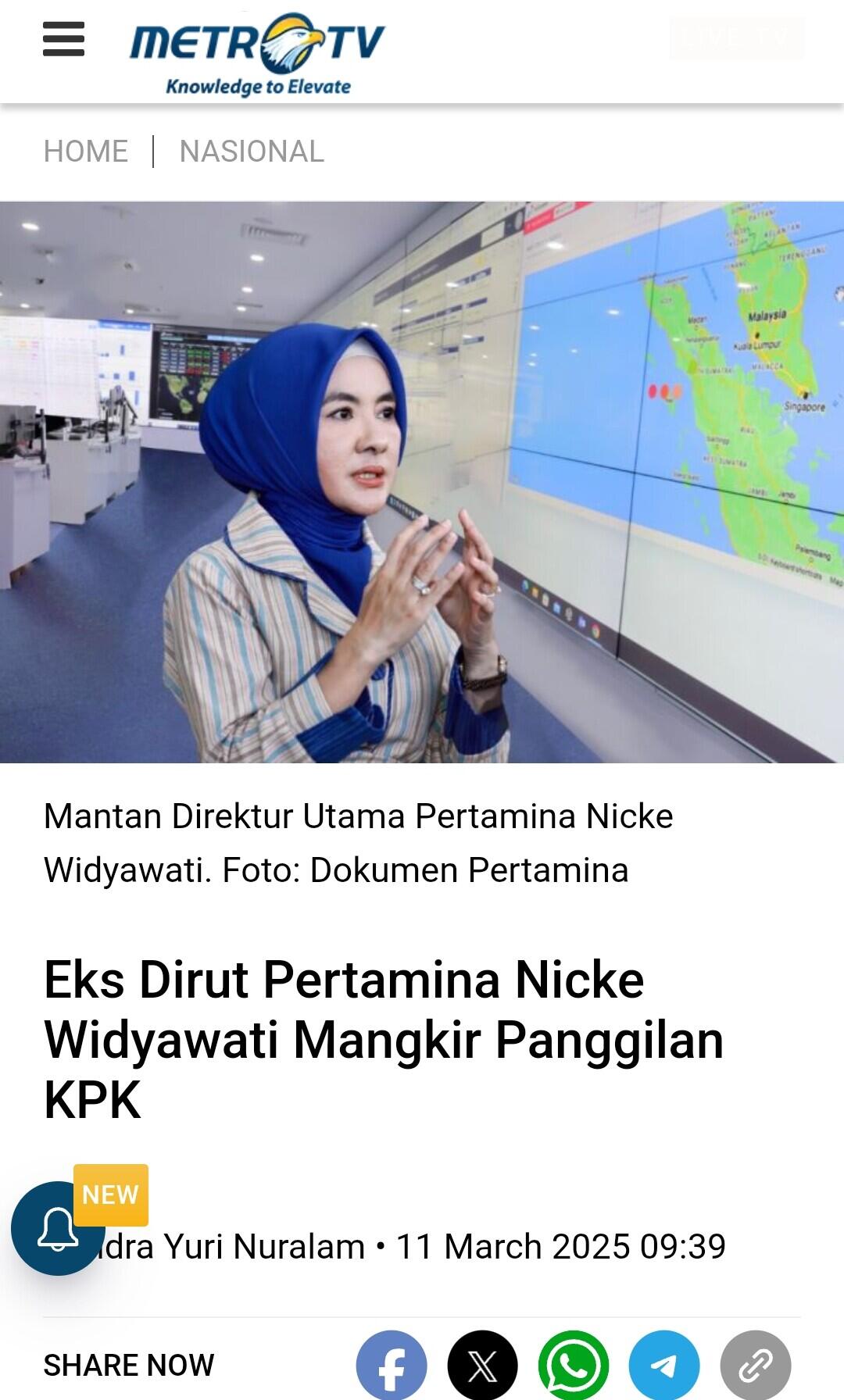 Soal Korupsi Pertamina, Ahok Akui Tak Tahu Apa yang Terjadi di Bawah
