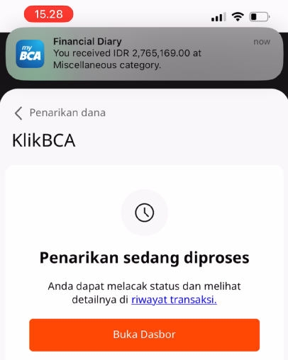 Bukti FBS broker WD tercepat, Masuk REAL TIME! Asli no settingan!