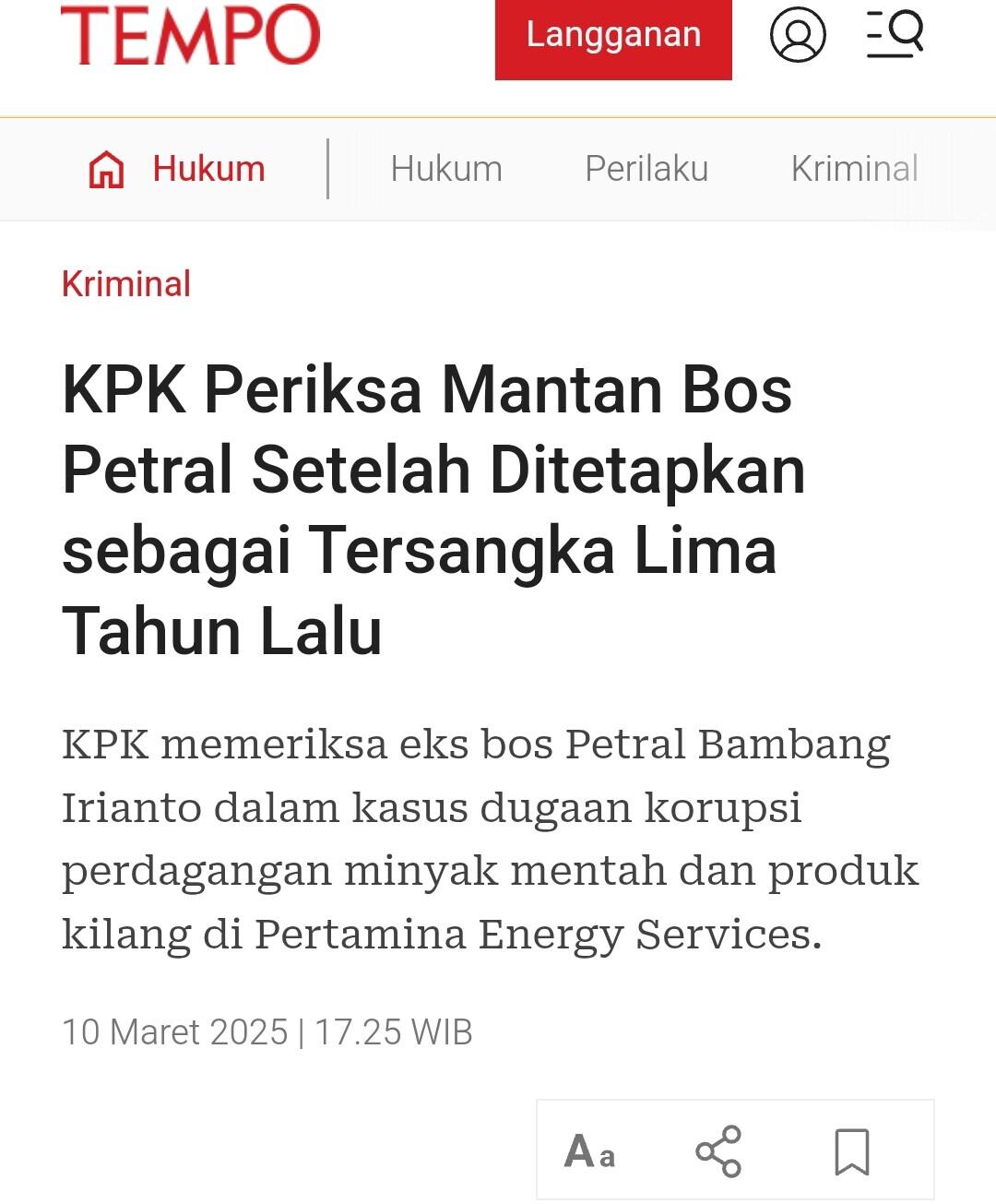 Eks Tim Anti Mafia Migas Ungkap Jokowi Halangi Audit Forensik Petral Dibawa