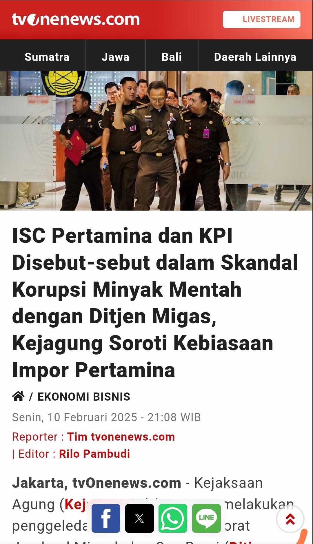 Eks Tim Anti Mafia Migas Ungkap Jokowi Halangi Audit Forensik Petral Dibawa