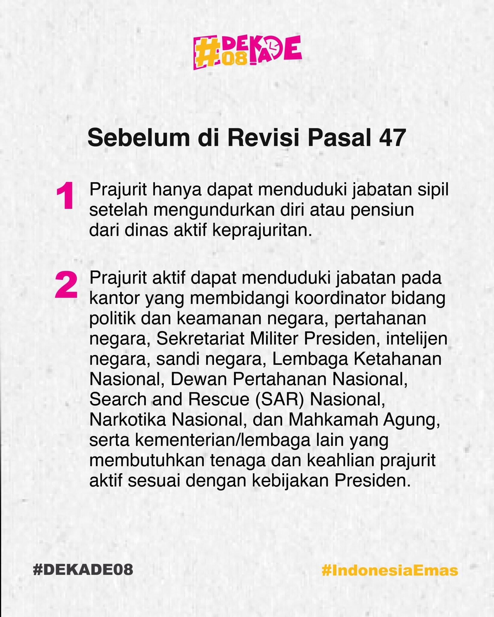 DPR Tepis Isu Dwifungsi TNI di Revisi UU, Tegaskan Justru Batasi Kewenangan Militer!