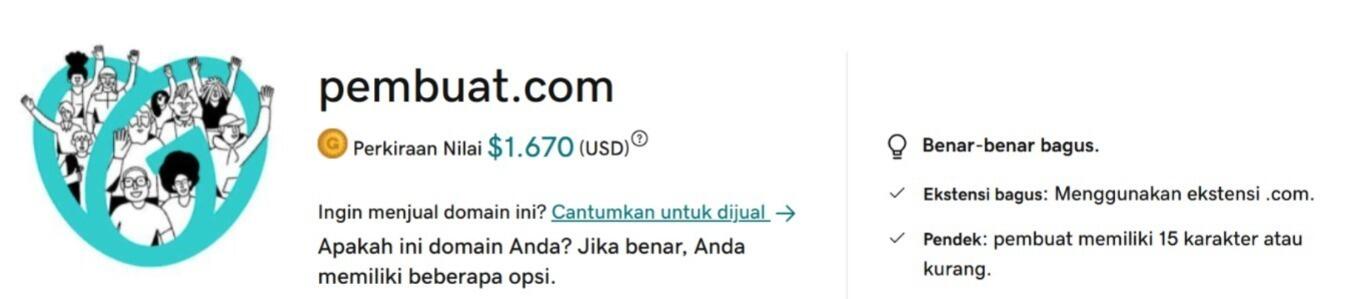 API: Lelang Domain Rating Terbaik untuk SEO dan Media Publikasi www.PEMBUAT.com