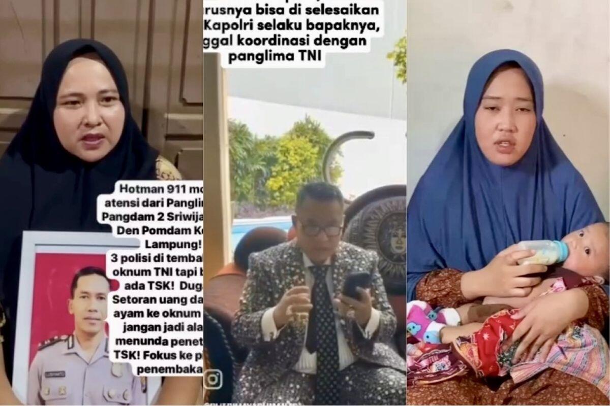Istri Kapolsek Negara Batin AKP Anumerta Lusiyanto Dilarang Bertemu Hotman Paris