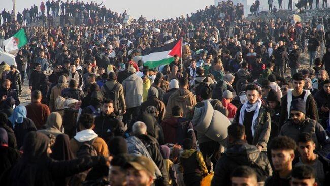Warga Palestina Demo Tolak Hamas di Gaza