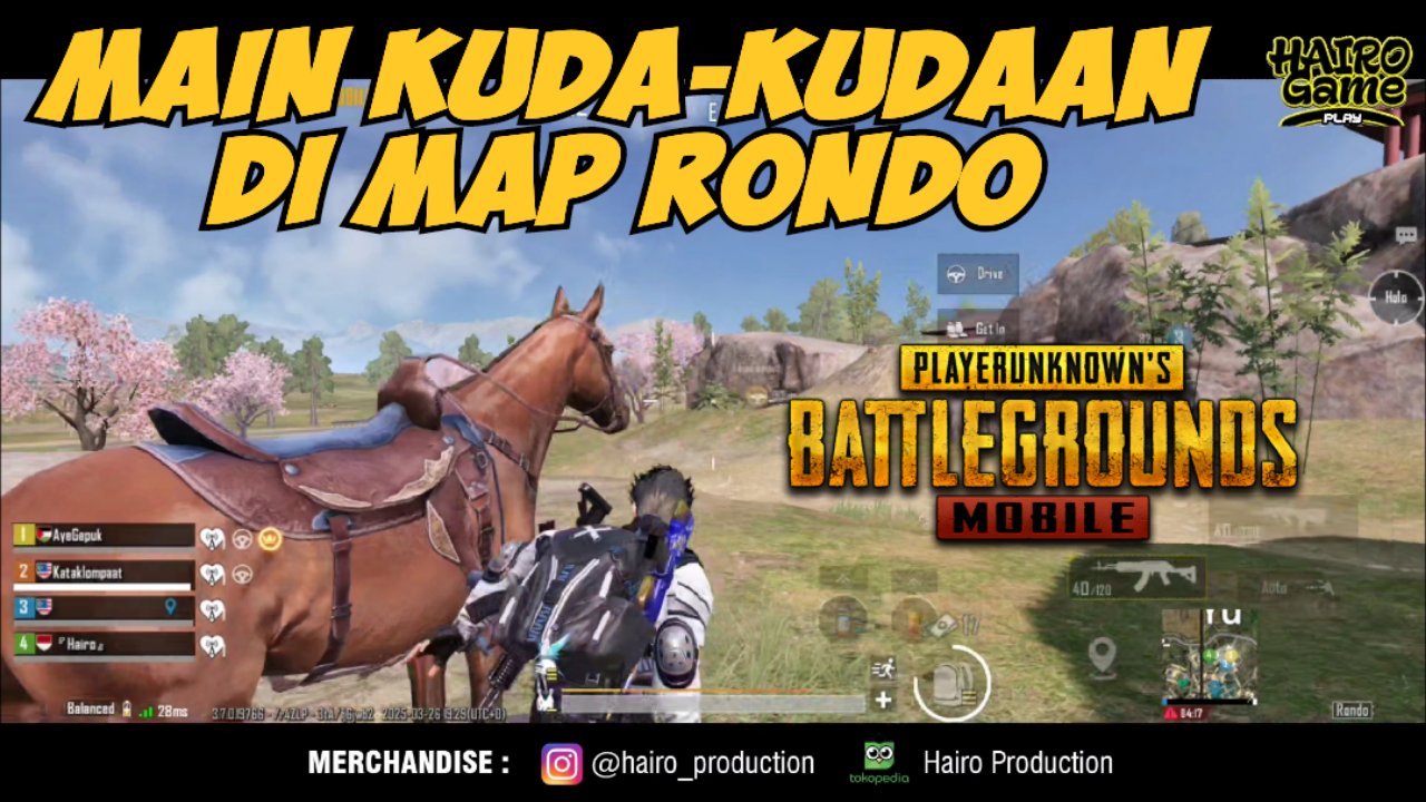 &#91;Video&#93; Main Kuda-Kudaan Di Map Rondo - PUBG MOBILE Gameplay