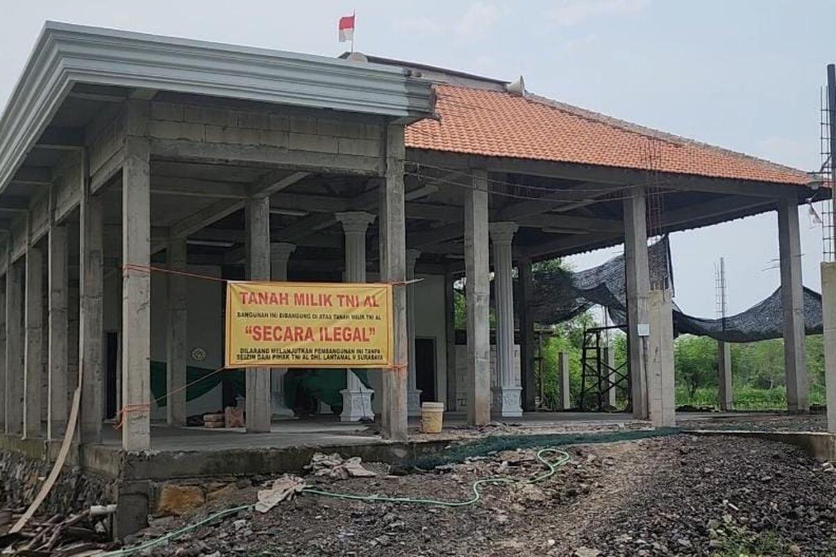 Pembangunan Masjid Warga di Pasuruan Dihentikan TNI AL
