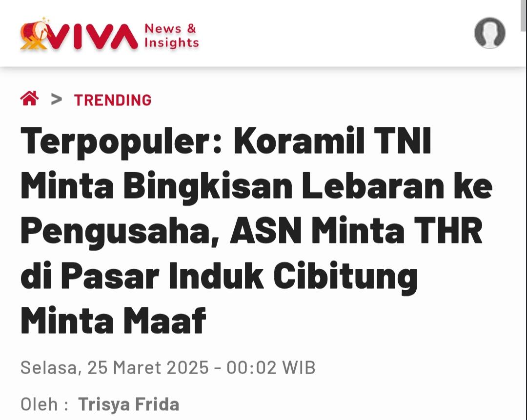 lMinta THR Rp 165 Juta ke Perusahaan, Kades Minta Maaf Sebut Hanya Imbauan