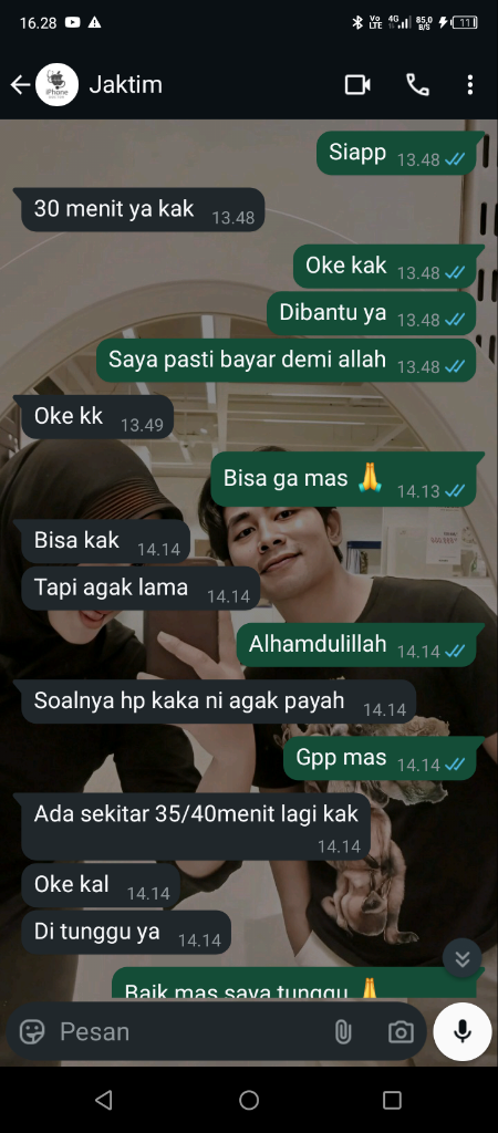 Penipu Bypass hp Atas Nama dewa Nyoman Rangga