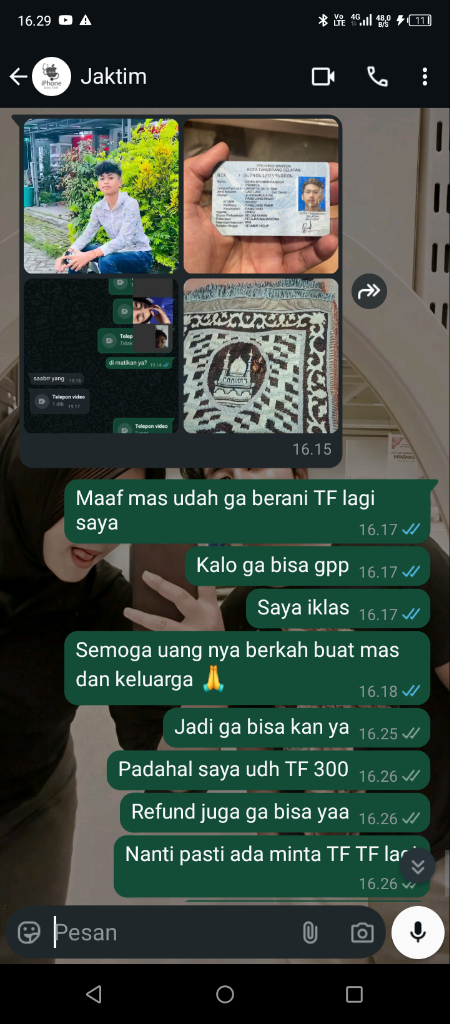 Penipu Bypass hp Atas Nama dewa Nyoman Rangga