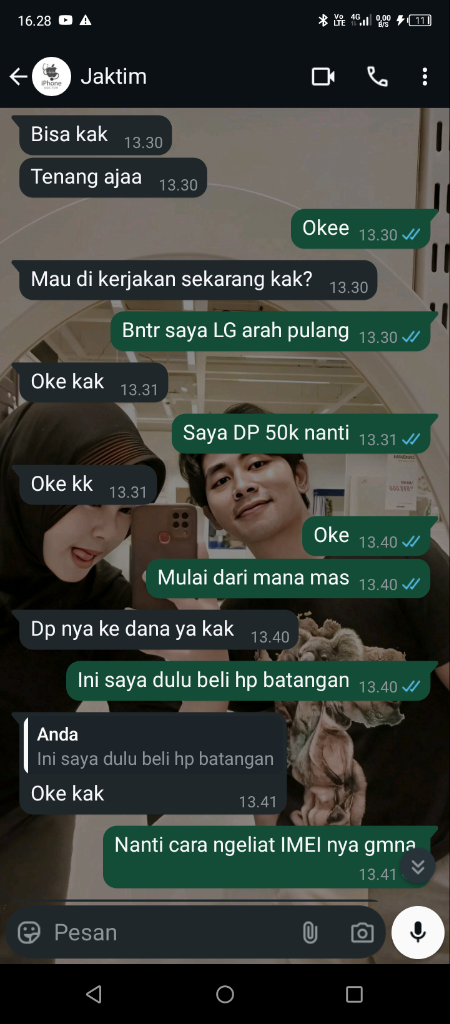 Penipu Bypass hp Atas Nama dewa Nyoman Rangga