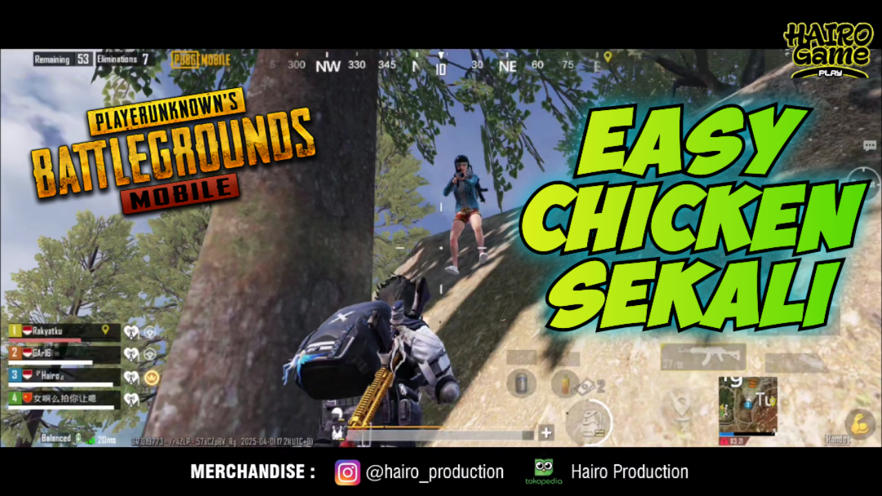 &#91;Video&#93; Easy Chicken Sekali - PUBG MOBILE Gameplay