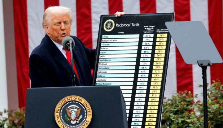 Trump Sebut Bakal Cabut Aturan Tarif Asalkan Dunia Bayar Upeti ke AS