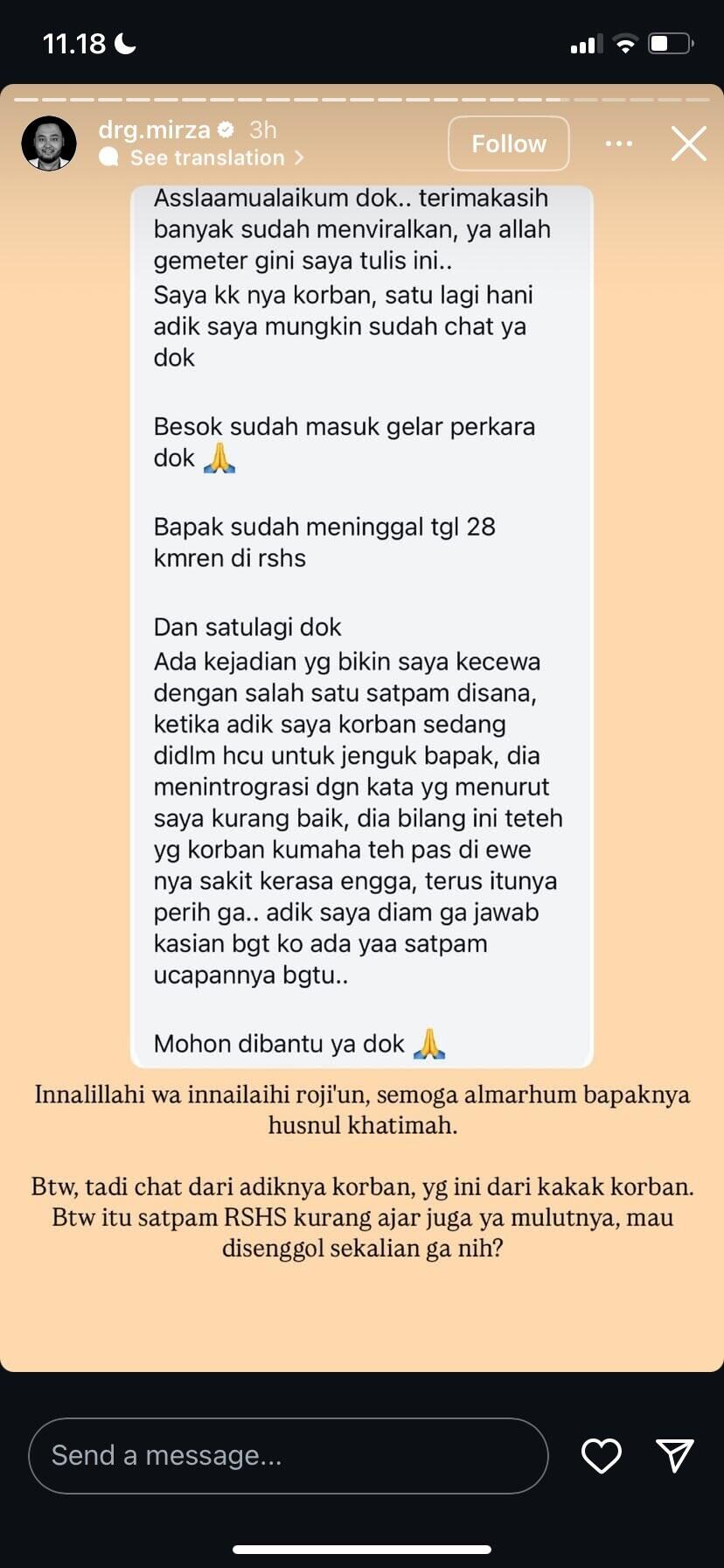 Beredar Rekaman CCTV Dokter Priguna Perkosa Keluarga Pasien di RSHS Bandung