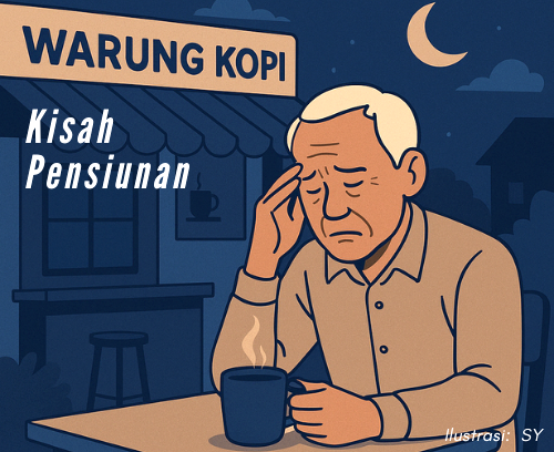 Kisah Pensiunan Buka Warung Kopi di Usia Tua