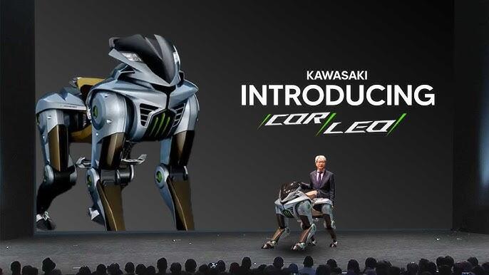 Tambal Ban Ngelus Dada! Kawasaki Corleo Mengeluarkan Motor Berbentuk Robot