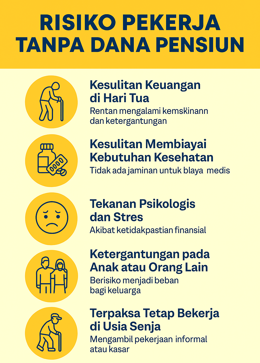 Apa Sih Risiko Pekerja Tidak Punya Dana Pensiun?