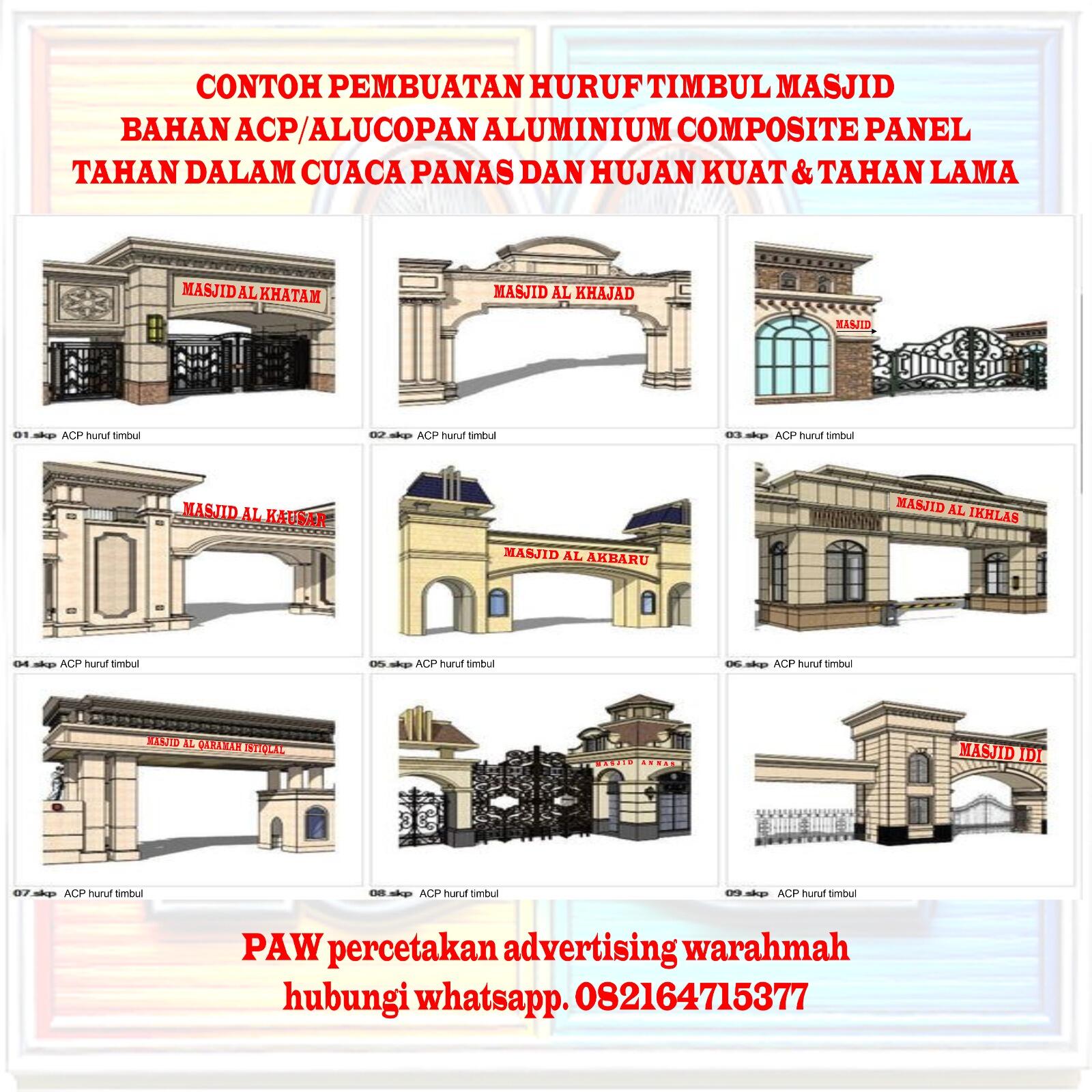 Percetakan Kendari Advertising Kendari Semua Jenis Cetak Huruf Timbul
