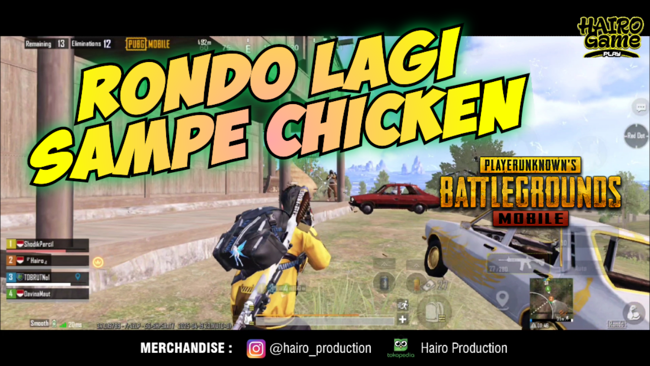 &#91;Video&#93; Rondo Lagi Sampe Chicken - PUBG MOBILE Gameplay