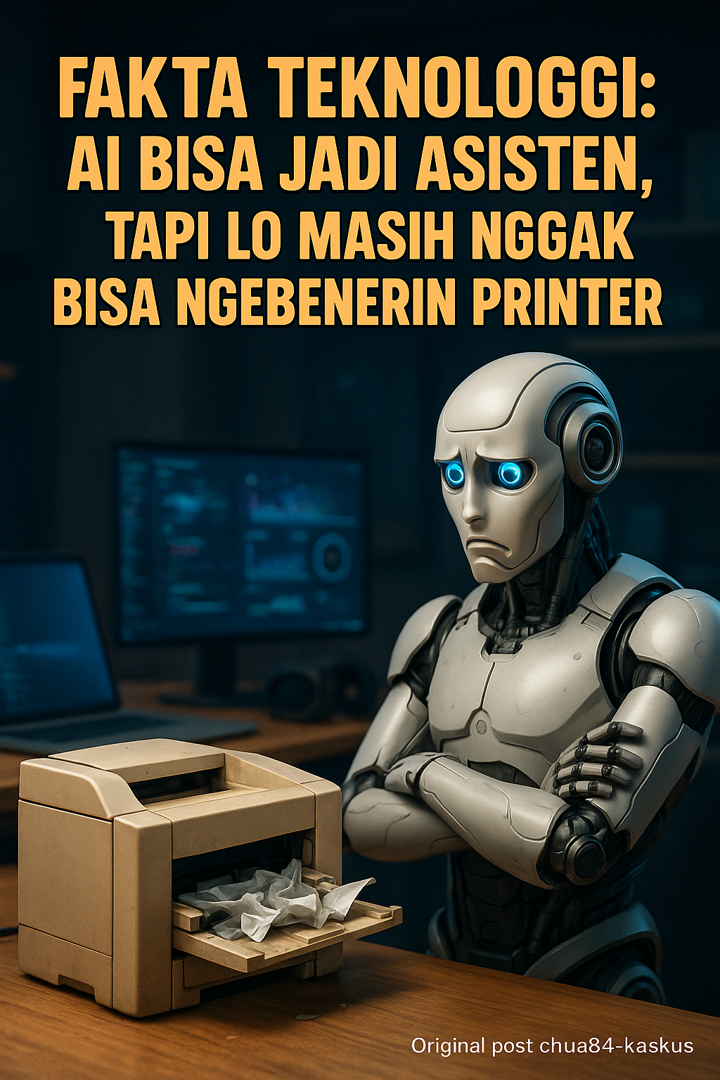 Fakta Teknologi: AI Bisa Jadi Asisten, Tapi Lo Masih Nggak Bisa Ngebenerin Printer!