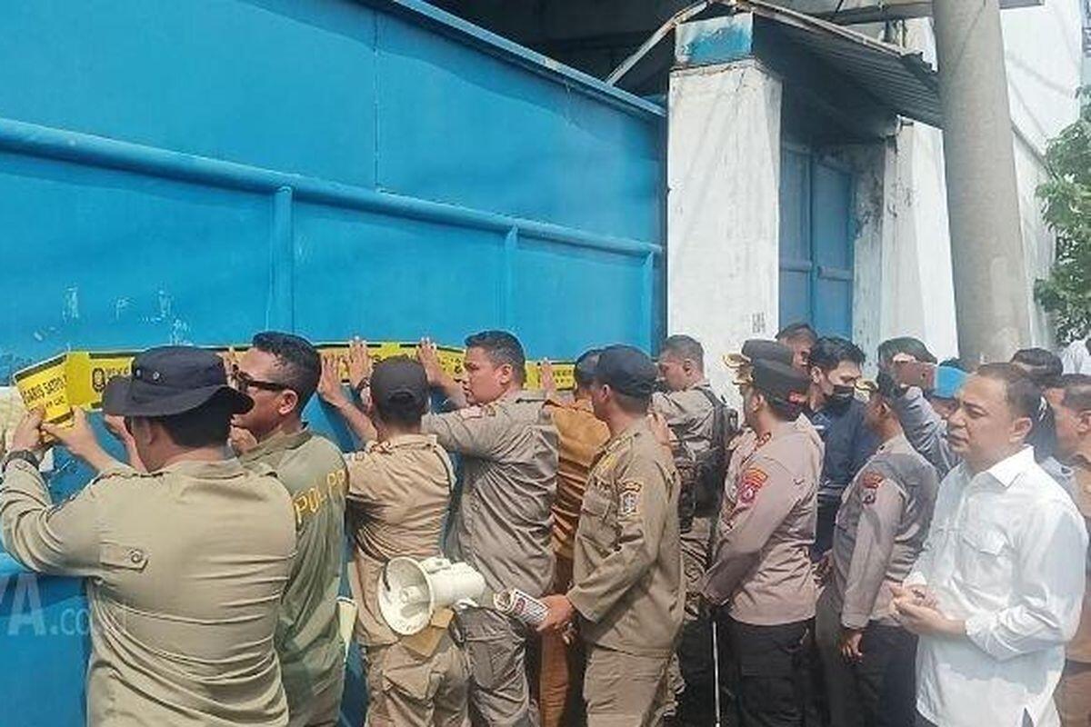 Eri Cahyadi Pimpin Langsung Penyegelan Perusahaan Milik Jan Hwa Diana